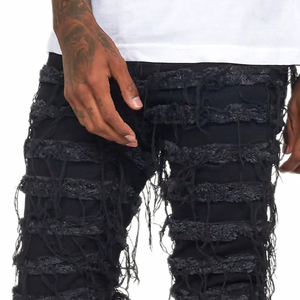 Casual Fashion Custom Design <b>Jeans</b> Pants For Men High Quality Vintage Customizable Design <b>Work</b> And Outdoor Wear Denim Pants - Product Image 4