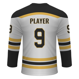 Jersey de Hockey sobre Hielo Ligero con Logotipo Personalizado, 100% Poliéster, Mangas Largas, Cuello en V, Transpirable, de Secado Rápido - Product Image 2