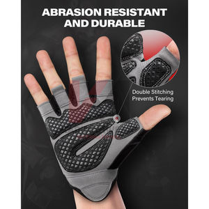 Guantes de Ciclismo para Niños, Medios Dedos, para Niños y Niñas, para Bicicleta de Montaña, Deportes, BY PANTRIX INDUSTRY - Product Image 4