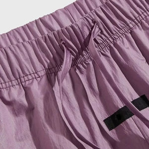 Shorts en nylon à taille élastique avec impression personnalisée, shorts décontractés pour hommes, shorts coupe-vent, vente en gros de shorts pour hommes de haute qualité - Product Image 5