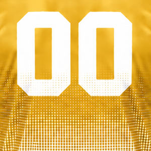 Golden Yellow and <b>White</b> Gradient Sublimation T <b>Shirt</b> <b>Men</b> <b>Short</b> <b>Sleeve</b> Crew Neck Custom Printed Sports Training Performance - Product Image 5