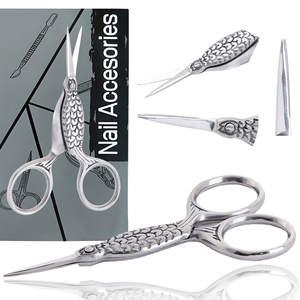 Ciseaux à cuticules à lame courbée, ciseaux de précision en acier inoxydable pour le soin des ongles, ciseaux pour manucure et pédicure avec emballage en boîte - Product Image 6