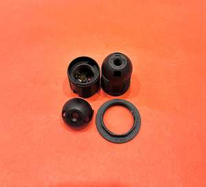 Accessoire d'éclairage, support de lampe E27, dispositif de verrouillage à vis à filetage complet, support de lampe avec filetage en plastique - Product Image 2