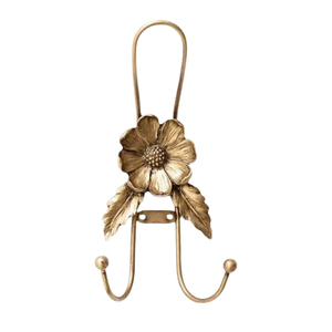 Luxury Golden Seashell Shaped Wall Hook Creative Umbrella <b>Coat</b> <b>Hanger</b> Decorative <b>Metal</b> Wall Mounted Hardware for Bathroom - Product Image 2