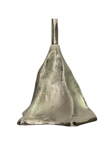 Premium Cast Aluminum Bar <b>Table</b> Slim Pedestal Design Textured Finish Durable Build <b>Space</b> <b>Saving</b> Round Top Modern Accent Piece - Product Image 2