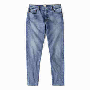 Jeans Clásicos de Pierna Recta para Hombre al por Mayor, Cómodos, Elegantes, Casuales, Duraderos, Transpirables, Pantalones de Mezclilla Estilo Urbano - Product Image 1