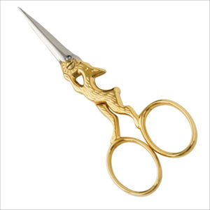 Tijeras para Uñas de 3.5 Pulgadas Estilo Conejo, Tijeras de Bordado con Hojas Afiladas de Acero Inoxidable, para Punto de Cruz y Costura con Borde Liso - Product Image 2