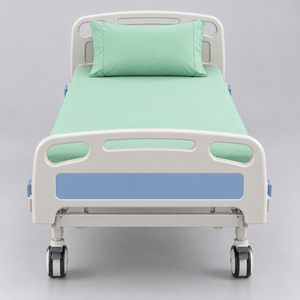 Ensemble de literie d'hôpital de qualité supérieure, durable, réutilisable, léger, 400TC, écologique, personnalisable, draps de lit médicaux - Product Image 3