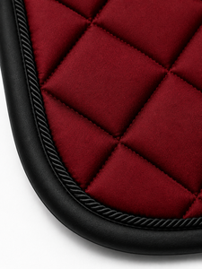 Almohadilla de Silla de Montar para Caballo, Acolchada, de Mezcla de Algodón, Color Borgoña, Multiusos, Absorbente de Impactos, Transpirable, Suave, Duradera y que Absorbe la Humedad - Product Image 2