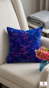 High Quality Velvet Printed Fabric Multicolor Foil Work Dresses Apparel Fashion Textile Home Decor OEM - Product Image 3