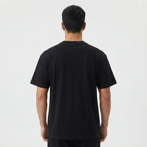 Camiseta gráfica personalizada negra con cuello redondo, 100% algodón jersey, tela ecológica, estilo vintage nuevo, camiseta de manga corta unisex. - Product Image 5