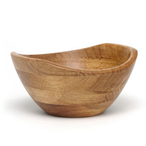 Ensemble de 3 bols à salade en bois d'acacia faits à la main, design moderne et écologique, accessoire de cuisine au meilleur prix - Product Image 2