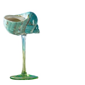 Premium Seashell <b>Goblet</b> <b>Glass</b> Coastal Home Decoration And Event Display - Product Image 6