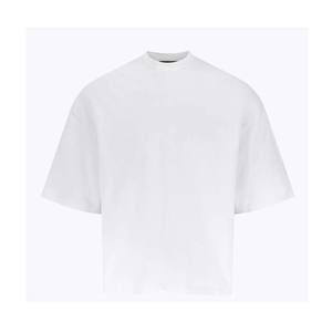 เสื้อครอปสีดำสำหรับผู้หญิงและผู้ชาย คอกลม ผ้าเจอร์ซีย์ระบายอากาศ 250 กรัม เสื้อยืดขายส่ง ดีไซน์วินเทจสุดฮิตใหม่ล่าสุด - Product Image 3