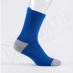 Blue Crew <b>Socks</b> Breathable Polyester Spandex Athletic Basketball <b>Socks</b> for Adults Summer Sport Wear - Product Image 3