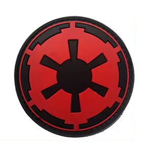 Parche de Goma con Emblema Imperial de Star Wars, Circular, 3D, en Relieve, Adhesivo, para Ropa y Accesorios - Product Image 1