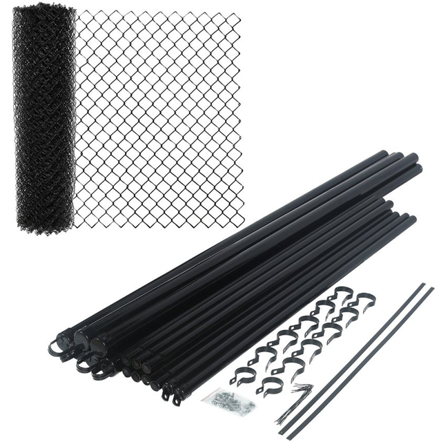 Best Price 8ft High-Security Steel Wire Framed Gate 6ft Round Chain-Link Mini Mesh Fence Post Panels Kit for Sale Metal Frame