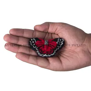 Mariposa insecto de fieltro hecha a mano personalizada hecha de lana Nepal artesanal fácil de configurar para el hogar Deocrations accesorios de fieltro