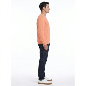 เสื้อสเวตเชิ้ตแขนยาวคอกลมคลาสสิกสำหรับผู้ชาย เสื้อลำลองสวมใส่สบาย - Product Image 3