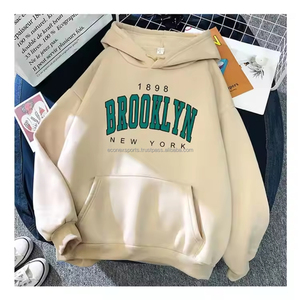 Pull à capuche court à manches longues pour femme, pour le sport et l'entraînement, imperméable, doublé, grande taille, avec badge décoratif, pour l'hiver et l'automne - Product Image 6