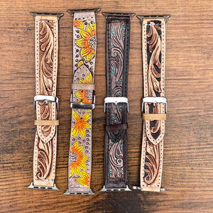 สายนาฬิกาหนังแท้สำหรับผู้ชายและผู้หญิงทำด้วยมือแบบวินเทจสายนาฬิกาสำหรับเปลี่ยนของขวัญ - Product Image 5