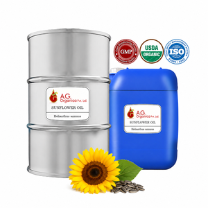 Huile de tournesol biologique en gros pour la cuisson, les cheveux, la peau et le massage – Huile végétale naturelle pressée à froid de qualité supérieure - Product Image 1