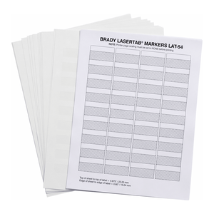 Étiquettes en polyester auto-laminantes Brady LaserTab pour l'identification des câbles et des actifs - Product Image 1