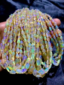 AAA Natural Ethiopian <b>Opal</b> Smooth Nugget Tumble Shape Beads 3x4-4x5mm 16 inch Strands For Jewelry Making at Wholesale Bulk Price - Product Image 3