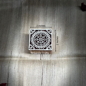 Blocs en bois faits à la main pour l'impression, l'artisanat au henné, le tamponnage sur papier, l'impression textile, blocs en bois sculptés pour le tamponnage - Product Image 6