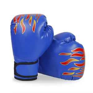 High Quality Professional Training MMA Muay Thai Sparring Pu Leather Boxing <b>Gloves</b> for Closure Non-Slip Boxing <b>Glove</b> - Product Image 2