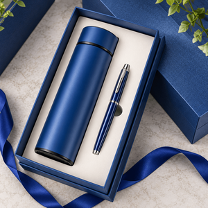 Set de Regalo Ejecutivo con Logotipo Personalizado: Botella Térmica + Cuaderno con Impresión UV, Kit de Bienvenida para Empleados, MOQ Bajo - Product Image 3