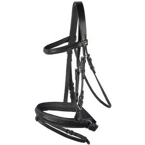 Harnais pour cheval en nylon de 1 pouce, double et triple couture, avec coussinets respirants sur la tête et le nez, harnais d'équitation personnalisés - Product Image 2