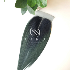 SMA Ombre Vert Meilleure Qualité Os Extensions de Cheveux Raides Cheveux Humains Vietnamiens Prix de Gros Approvisionnement d'Usine - Product Image 4