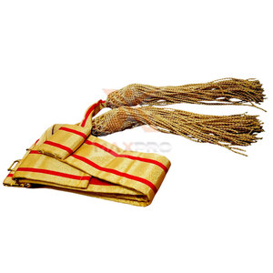 Nouvelle ceinture de cérémonie en tissu doux, de qualité supérieure, couleur unie - Product Image 2