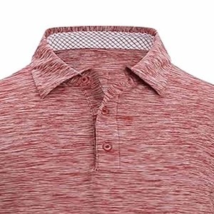 Logotipo bordado personalizado para hombres, polos de trabajo de poliéster y spandex, polos premium para hombre, camisetas sublimadas por Dress Sports - Product Image 2