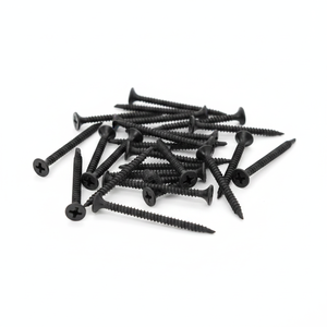 สกรูยึดผนังยิปซัม PDC รุ่น 9 เหล็กกล้าคาร์บอน เกรด 8.8 เกลียวมาตรฐานเมตริก/นิ้ว หัวบัวร์ ปลายเจาะ ขึ้นเกลียวเอง เคลือบฟอสเฟต - Product Image 1