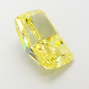 Diamant jaune vif fantaisie de qualité supérieure 6,07 ct, taille coussin, VS1, polissage excellent, pour bagues de fiançailles de luxe sur mesure, directement de la part du fabricant. - Product Image 4