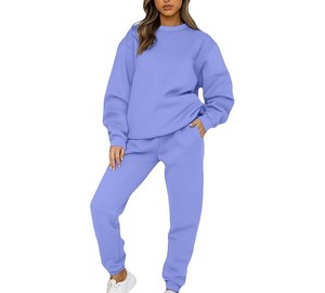 Ensemble assorti personnalisé en molleton de coton mélangé pour femme – Collection mode – Fournisseur de boutique - Product Image 5