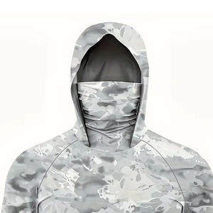 High Quality Men Winter Fishing Hoodies Full Sleeves Lightweight Comfortable Adjustable Eco-Friendly Nylon/Polyester - Product Image 6