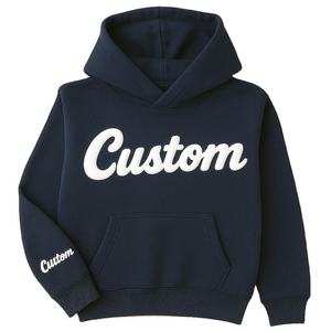 Custom Cotton Fleece Hoodies Wholesale OEM Manufacturer Bulk Production Private <b>Label</b> Heavyweight Streetwear Supplier - Product Image 2