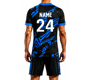 Maillots de football classiques en Spandex/Polyester respirants et à séchage rapide de qualité supérieure en gros – Tenues de football personnalisées - Product Image 3