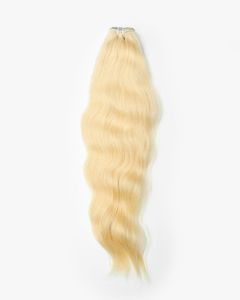 ผมต่อจากผมมนุษย์แบบลอนหลวมผมต่อแบบง่ายสไตล์1สีบลอนด์ - Product Image 1