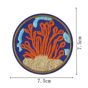 Wholesale Custom Embroidery Patches Iron On Panda Badge 3D Embroidered <b>Animal</b> Fabric Patch for Hat Backpack Bag Jacket DIY OEM - Product Image 2