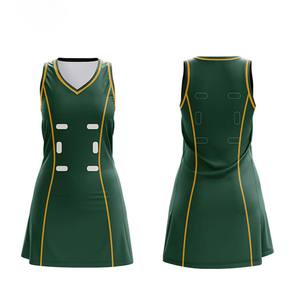 Nouveaux uniformes de netball au design personnalisé, logo de marque personnalisé, sublimation, robe de netball, uniformes de netball pas chers pour filles avec textures de tissu uniques - Product Image 4