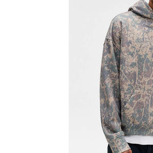 Sweat à capuche unisexe surdimensionné en molleton épais avec logo personnalisé, chaud pour l'hiver, 100% coton, coupe-vent, 370 GSM - Product Image 3