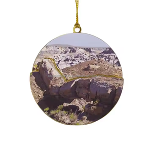 Adornos navideños de latón modernos de lujo-Tamaño y forma personalizables respetuosos con el medio ambiente - Product Image 3