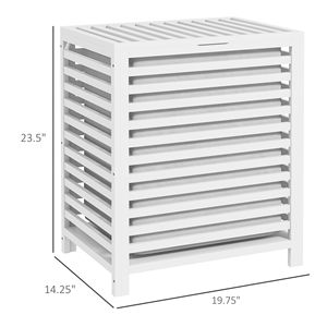 Cesto per Bucato Ecologico in Bambù da 15L con Coperchio e Fodera Rimovibile, Pieghevole e Salvaspazio per Uso Domestico - Product Image 3