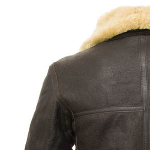 Chaqueta de Piel de Oveja Premium, Diseño de Logotipo Personalizado, Fabricación OEM/ODM, Ropa de Invierno de Alta Calidad y Moda - Product Image 4