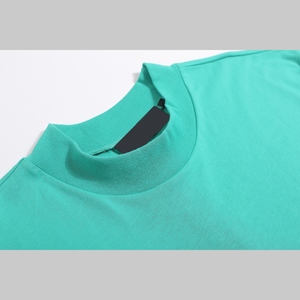 Camiseta Extra Grande de 200 GSM 100% Algodón |   Camiseta de manga corta con estampado de letras flocadas |   Camiseta holgada de verano unisex para parejas - Product Image 3