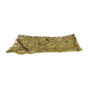 Nouvelle arrivée, plateau de service pour fruits secs au chocolat, plateau de service carré de qualité supérieure, finition plaquée or, plateau de service classique moderne - Product Image 3
